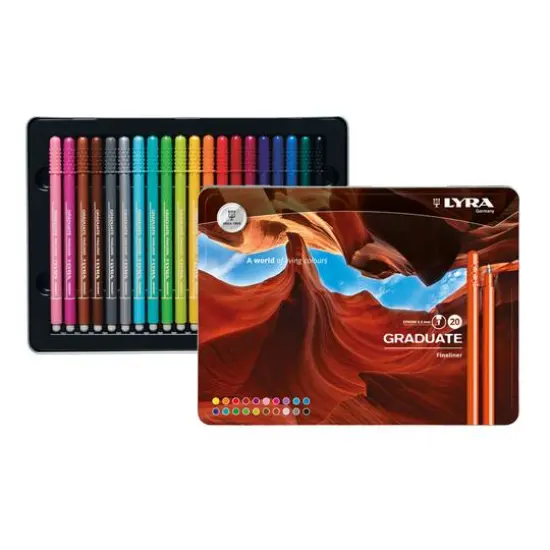 LYRA Graduate Fineliner Marker Pen Set {3}