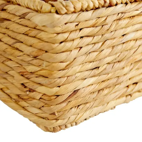 15" Brown Water Hycinthia Coastal Storage Basket {6}