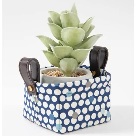 Dritz&reg; Home 5.5'' Faux Leather Handle Set Brown {5}