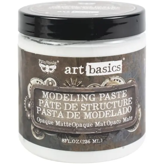 Finnabair&reg; Art Basics Opaque Matte Modeling Paste, 8oz. {1}