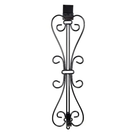 Village Lighting Adjustable Elegant Wreath Hanger Black {6}