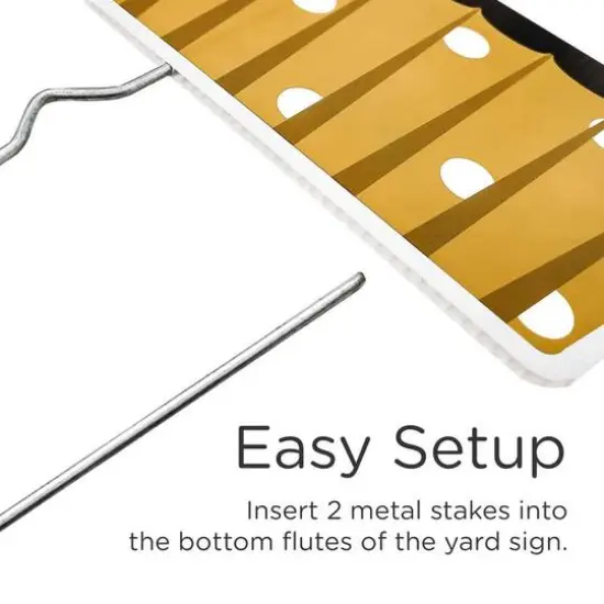 Kate Aspen&reg; Black & Gold Birthday Yard Sign Set {5}