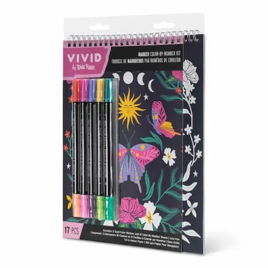VIVID by Brea Reese&reg; Botanical Marker Color-by-Number Kit {7}