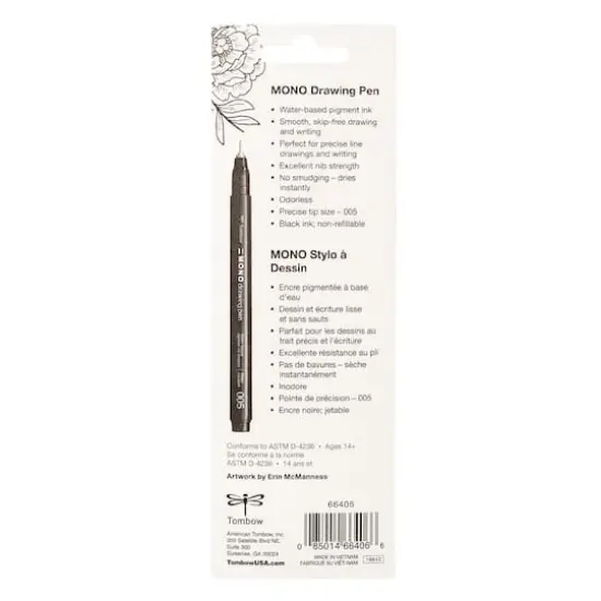 Tombow MONO 005 Black Drawing Pens, 2ct. {10}