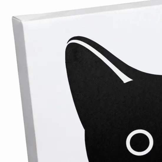 Feed Me Cat Canvas Wall Art {4}