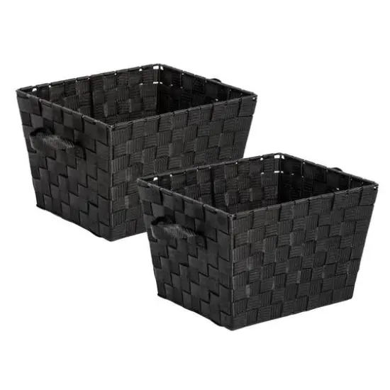 Honey Can Do Black Woven Bins, 2ct. {5}