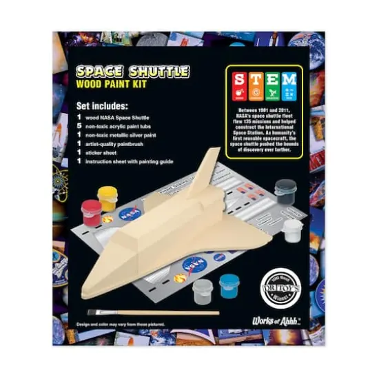 Works of Ahhh... Wood Paint Kit - NASA Space Shuttle {3}