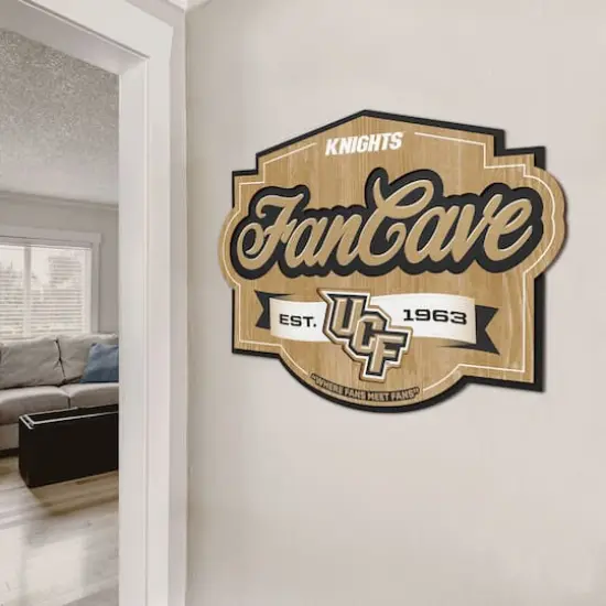 NCAA Fan Cave Sign Central Florida Knights {5}