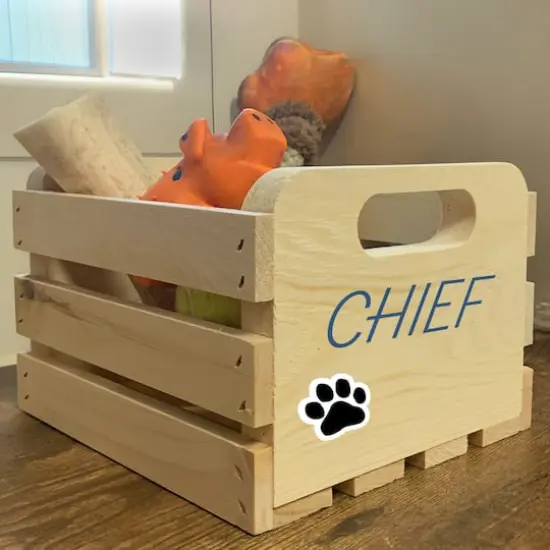 Wilson&reg; Enterprises 8" x 7" x 5.5" Pine Handle Crates, 2ct. {3}