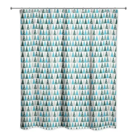 Cool Tree Pattern Shower Curtain {1}