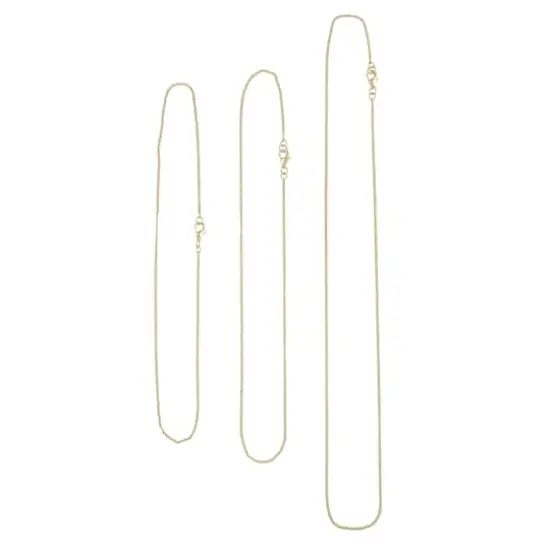 Curb Necklace Set by Bead Landing&trade; 14K Gold Plated {3}