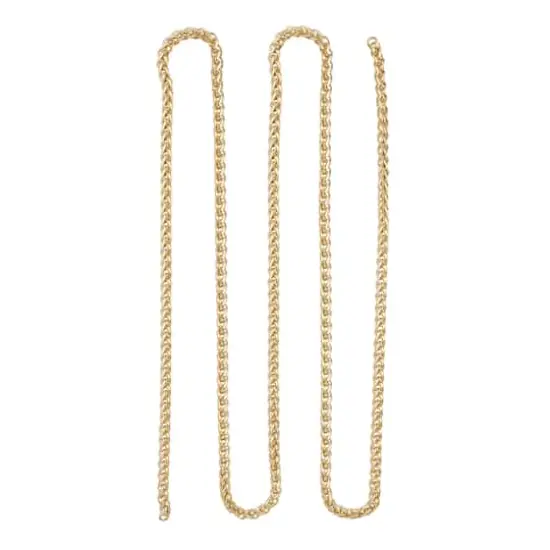 36" Gold Wheat Chain Necklace by Bead Landing&trade; {3}