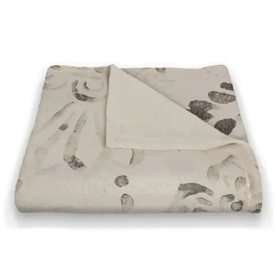 Vintage Paisley Coral Fleece Blanket {3}