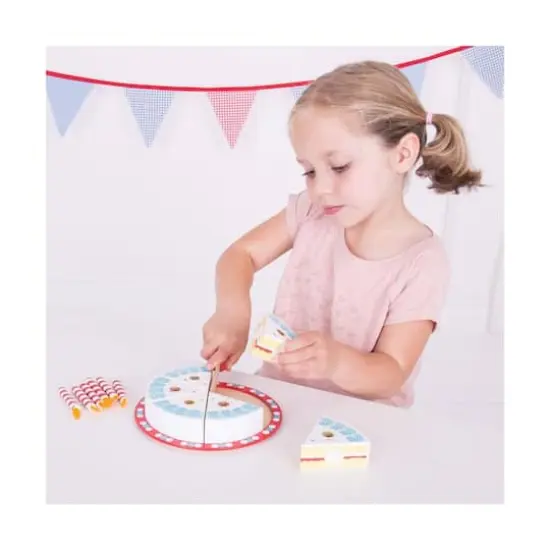 Wooden Birthday Cake {6}