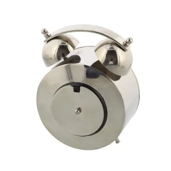 7" Stainless Steel and Aluminum Traditional Clock {7}