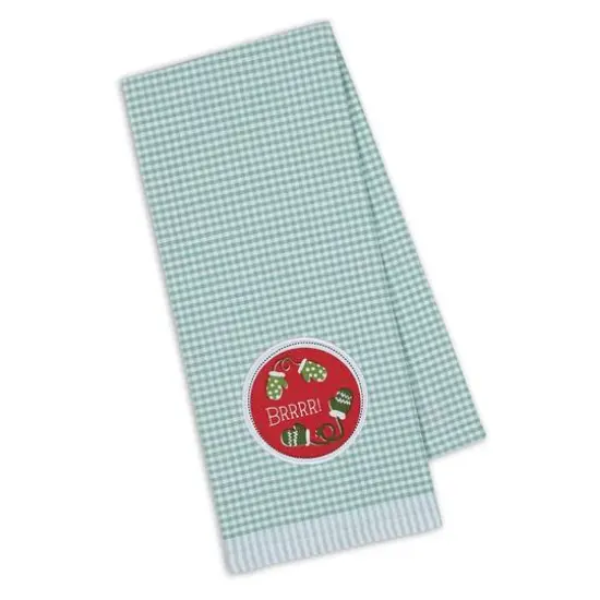 DII&reg; Brrrr Mittens Embroidered Dishtowel Set {4}
