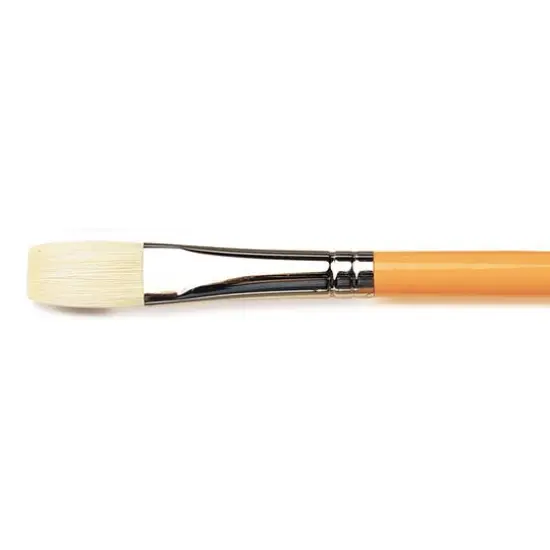 Isabey Chungking Bristle Long Handle Flat Brush {1}