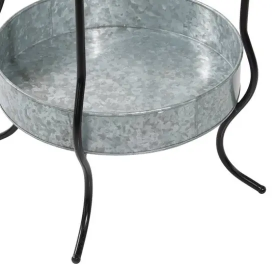 34" Metal Contemporary Wine Bucket {6}