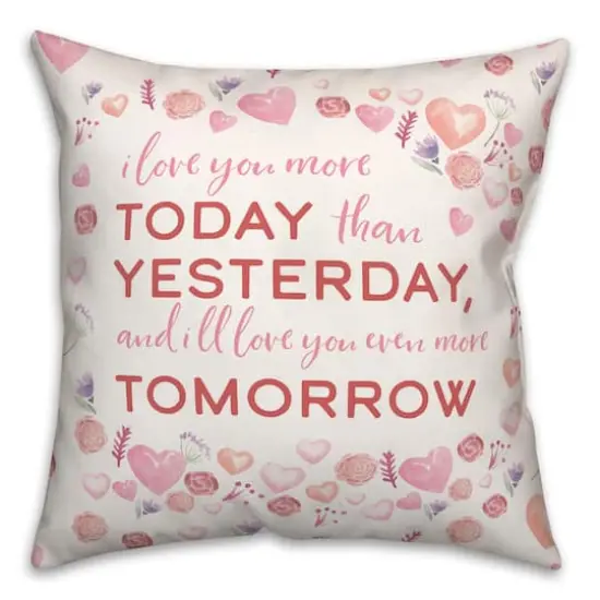 Love Quote Shiplap Throw Pillow, 18" x 18" {3}