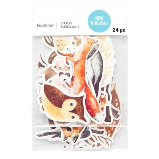 Woodland Animals Die Cut Stickers by Recollections&trade; {6}