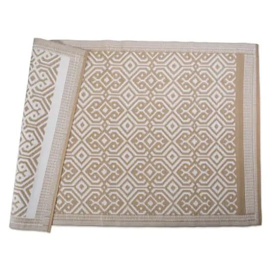 DII&reg; Taupe Moroccan Outdoor Rug, 4ft. x 6ft. {4}