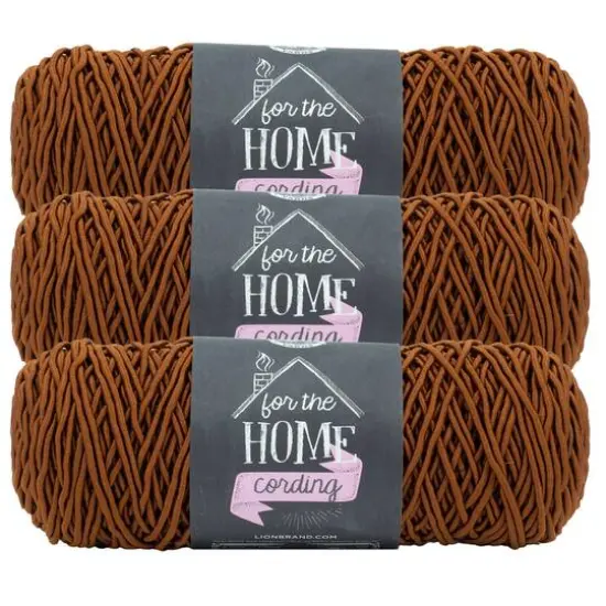 3 Pack Lion Brand&reg; For the Home Cording Yarn Amber {1}