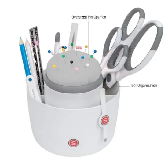 SINGER&reg; Pin & Sewing Tool Craft Organizer Caddy {4}