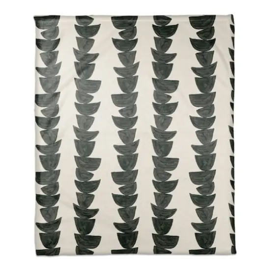 Monochromatic Stacked Bowls 50" x 60" Coral Fleece Blanket {1}