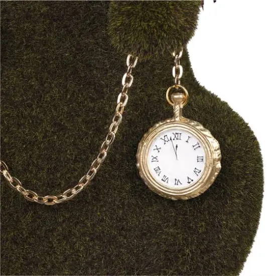 18" Faux Grass Tabletop Bunny with Scarf & Pocket Watch by Ashland&reg; {7}