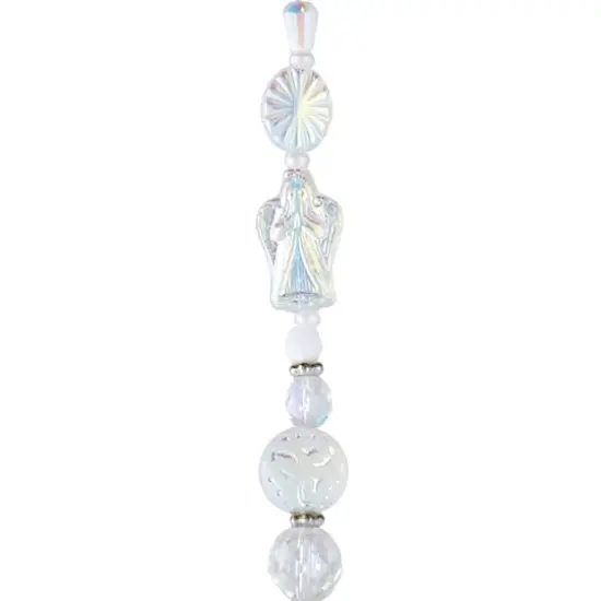 Angel White Iridescent Czech Glass Bead Mix by Bead Landing&trade; {1}