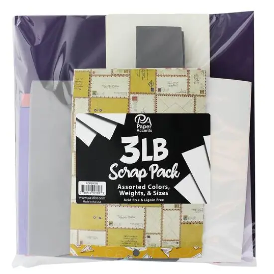 PA Paper&trade; Accents 3lb. Scrap Paper Variety Pack {1}