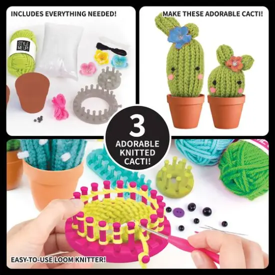 Style Me Up! Knit A Cactus Activity Kit {3}