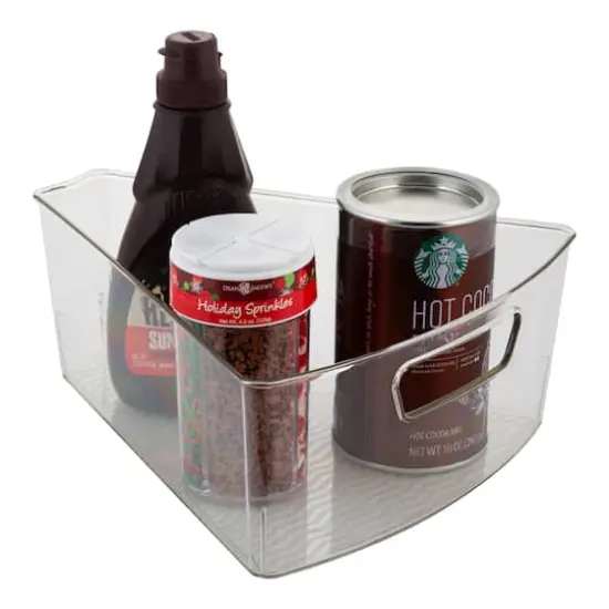 Kitchen Details Clear Triangular Lazy Susan Organizer Bins, 2ct. {3}