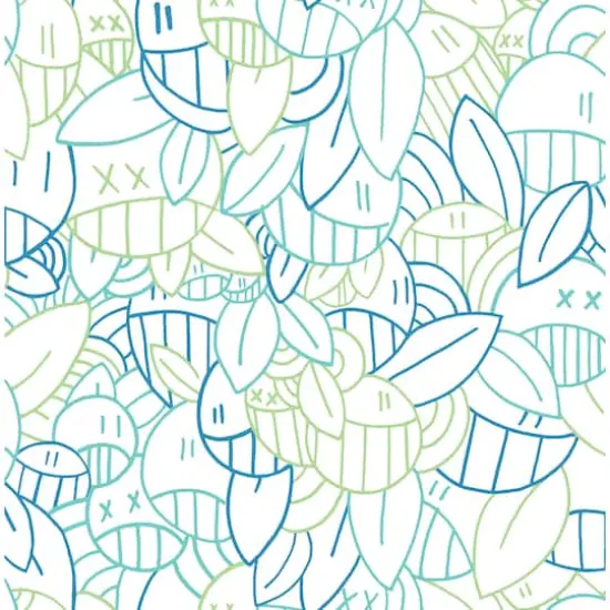 Arm of Casso Cool Floral Sequence Peel & Stick Wallpaper {1}