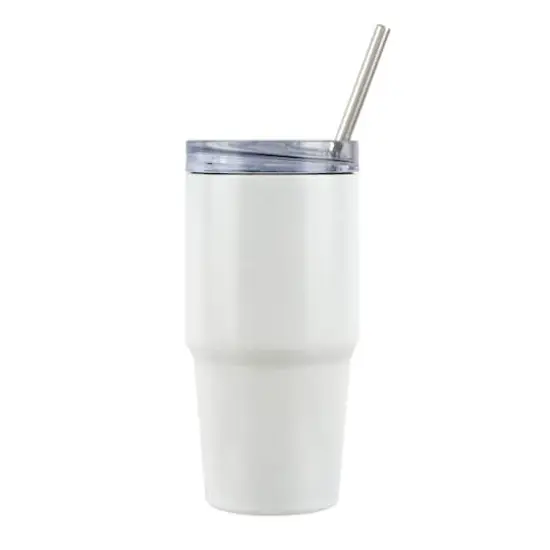 24oz. Stainless Steel Sublimation Travel Tumbler by Make Market&reg; {1}