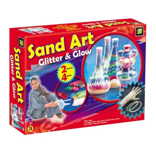 Amav Toys Glitter & Glow Sand Art Activity Kit {3}