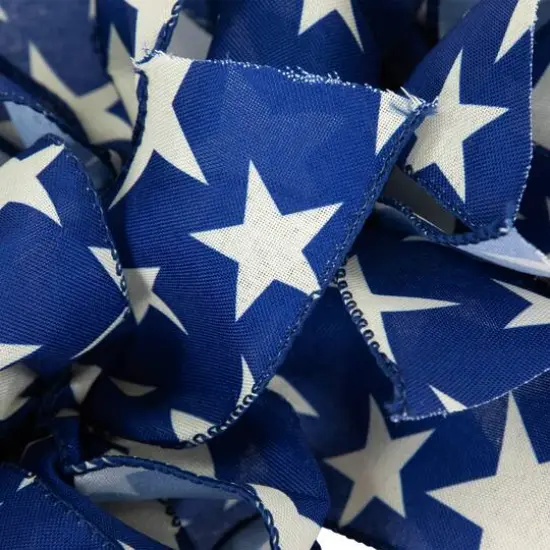 24" Stars & Stripes Patriotic Ribbon Wreath {7}