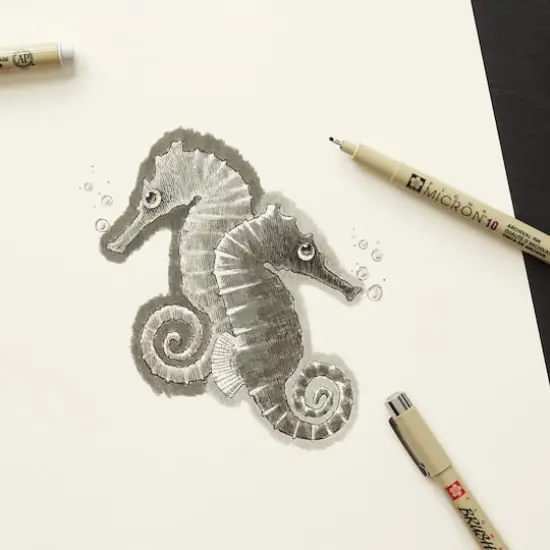 Micron&reg; Brush&trade; Gray Pen Set {9}