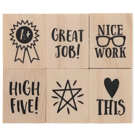 Nice Work Wood Stamp Set by Recollections&trade; {4}