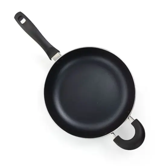 Oster Clairborne 10.25" Charcoal Gray Aluminum Saut&eacute; Pan with Lid {6}