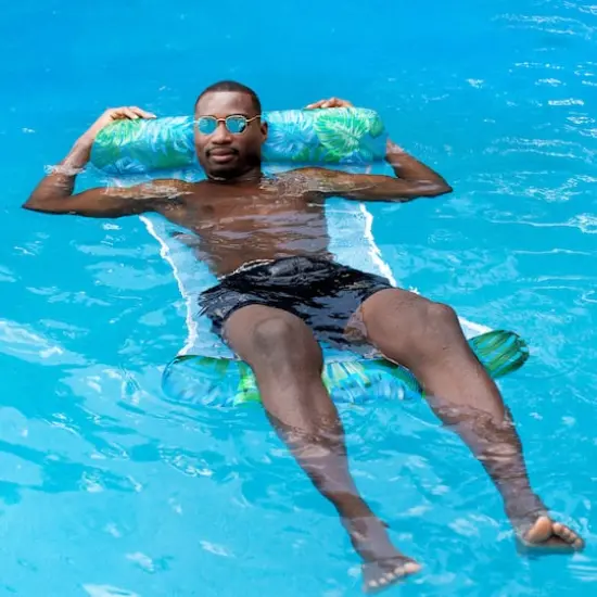 PoolCandy Resort Collection Pool Hammock with Palm Print {3}