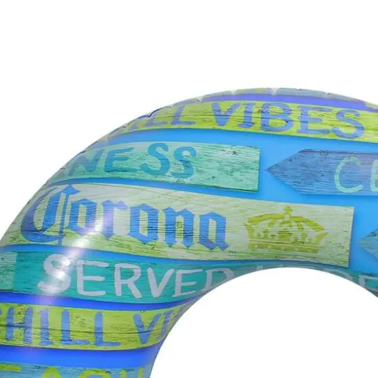 3ft. Corona Inflatable Swimming Pool Tube Ring {5}