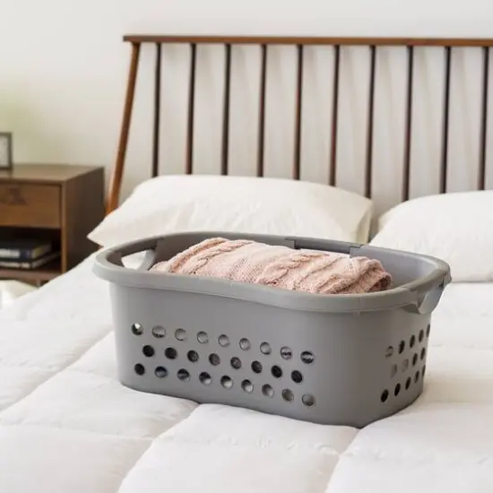 IRIS&reg; 53qt. Gray Hip Hamper Laundry Baskets, 2ct. {9}