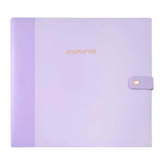 12" x 12" Purple Memories Scrapbook Album by Recollections™ {1}