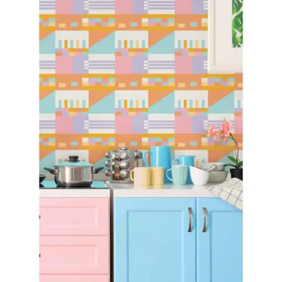 Aelfie Warm Kiki Shapes Peel & Stick Wallpaper {3}