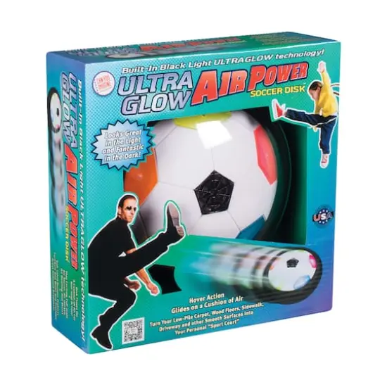 Ultra Glow Air Power Soccer Disk {1}