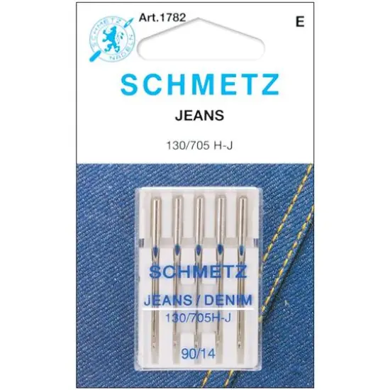 Euro-Notions Schmetz Jean & Denim Machine Needles, 5ct. {1}
