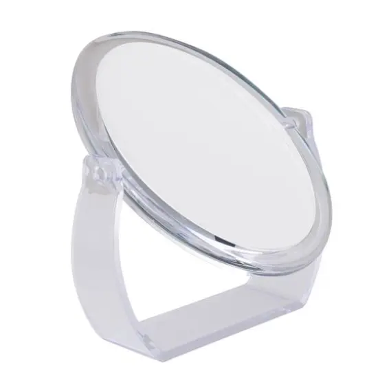 Home Details Swivel 10X Magnification Rubberized Vanity Mirror Clear {5}