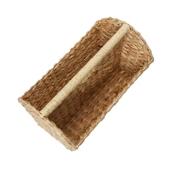Household Essentials 16" Wide Cattail Woven Magazine Rack {7}