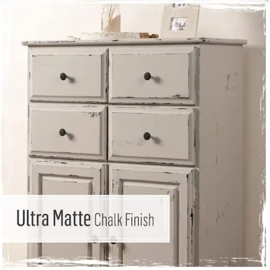 FolkArt&reg; Home Decor&trade; White & Tan Chalk Paint with Brushes Kit {5}